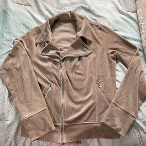 Velour zip-up